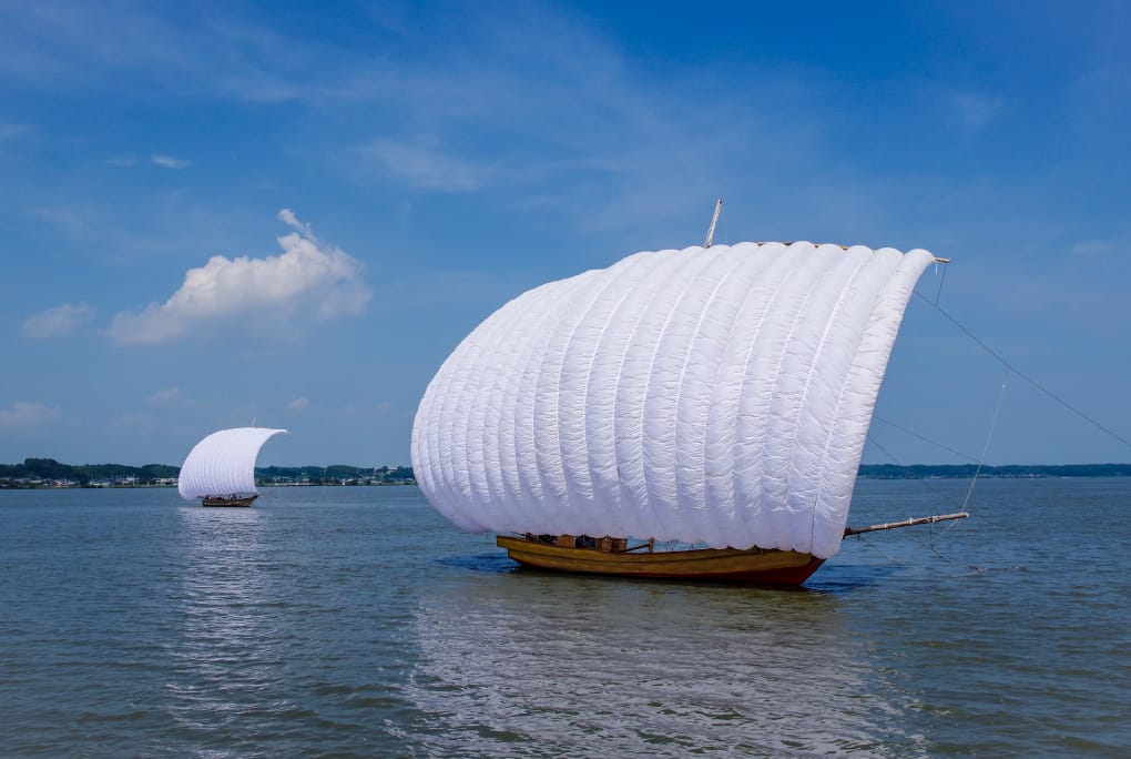 帆引き船の乗船体験